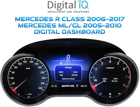 Digital Iq Ddd 996_dc 12.3in Digital Instrument Cluster Mercedes R Class Mod 2006-2017 Ml Gl Mod 2005-2010