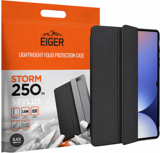 Eiger Storm 250m Series Folio Case Galaxy Tab S11 Stylus Slot Black