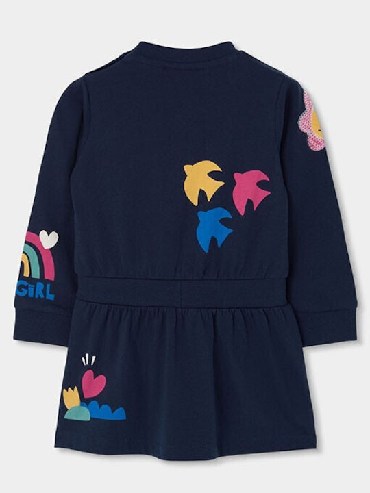 Mädchenkleid in Marineblau