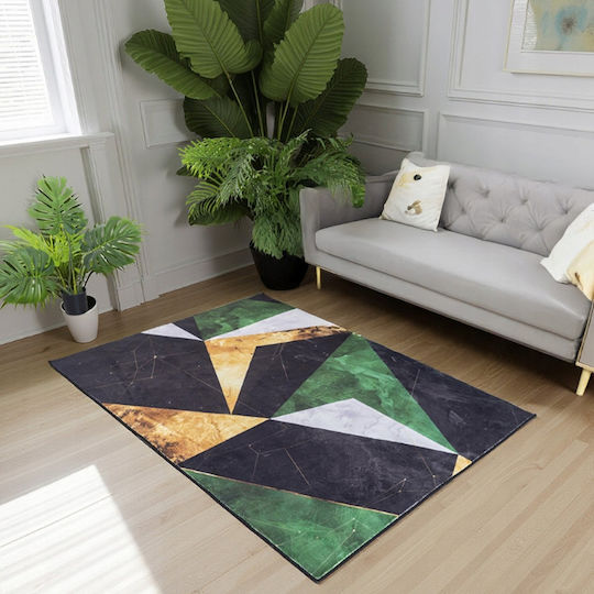 Strado Dywan Novo Χαλί Ορθογώνιο Πράσινο Μάρμαρο 120x160cm