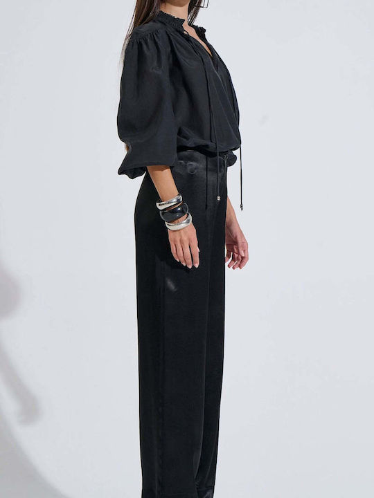 Bill Cost Women's Black Satin Pantaloons