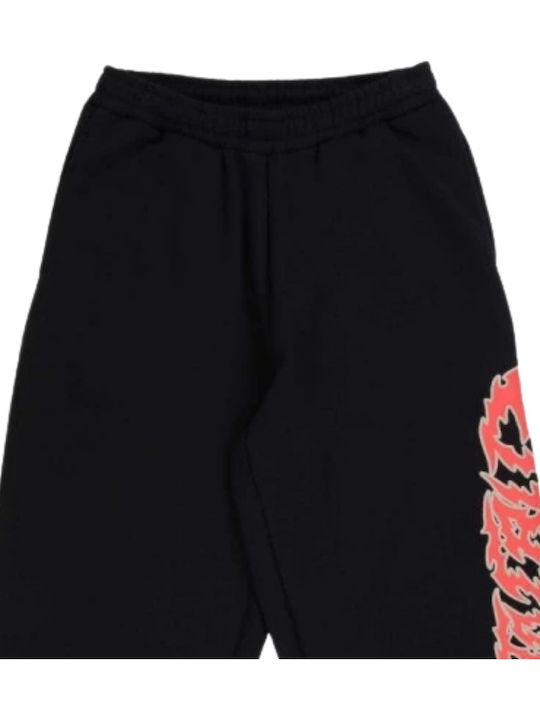 Pantaloni De Trening Cu Elastic Negru