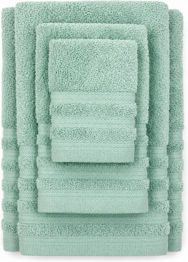 Xionoula Home Aura Washcloth 30x30cm Aqua Weight 600gsm