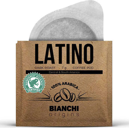 Bianchi Coffee Cafea Espresso Arabica Latino Măcinat ,25 Pliculețe