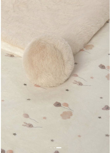 Mayoral Baby Blanket Nursery Swaddling Blanket Beige 80x100cm