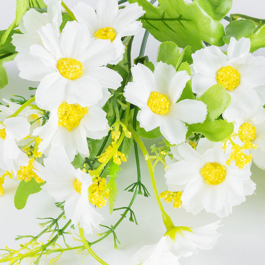 Bouquet of Artificial Flowers Daisy White 33cm in Box 50pcs GloboStar