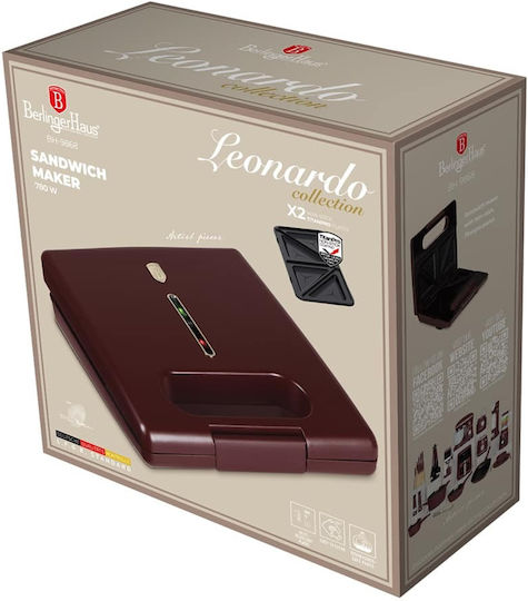 Berlinger Haus Сандвич Мейкър За 2 Тоста 780W