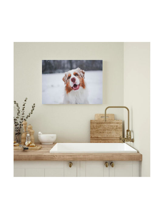 Панел Happy Dog In Snow Happy Dog In Snow 150x100