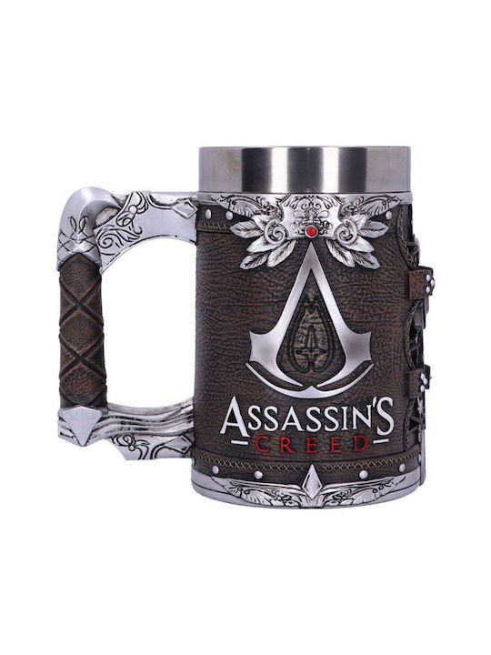 Nemesis Now Tankard Mug Ceramic Silver