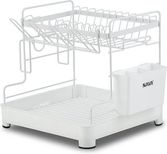 Nava Sink Strainer Metallic White Nava Sink Strainer Metallic White