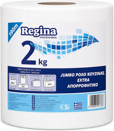 Regina Χαρτί Κουζίνας Ρολό 2 Φύλλων 2000gr