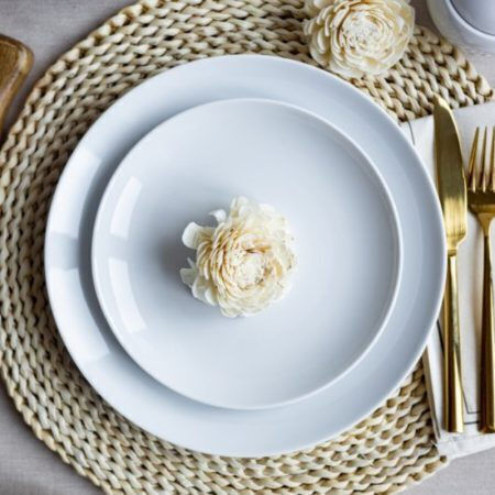 Lubiana White Porcelain Dinnerware Set 20pcs
