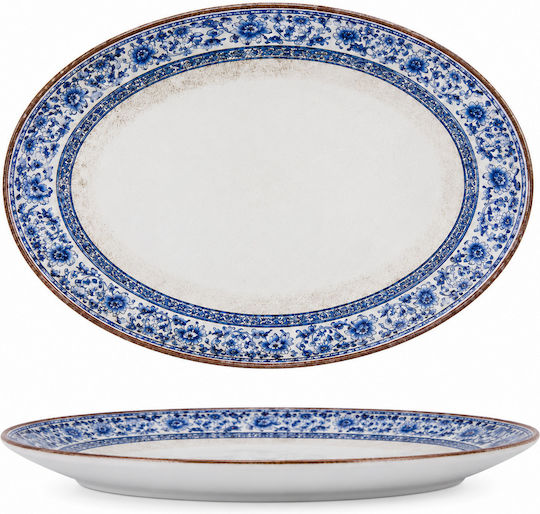 Kutahya Porselen Vintage Oval Serving Platter Made of Porcelain 6 Pieces