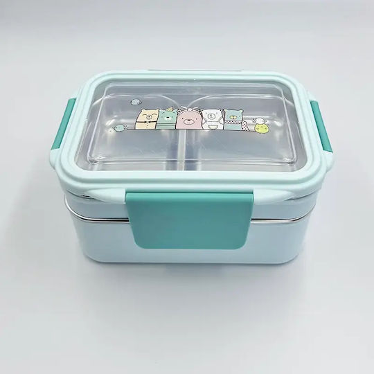 Pandaboo Plastic Kids Food Container Green