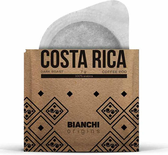 Bianchi Coffee Kaffee- und Getränkekapseln Espresso Costa Rica Kompatibilität mit E.S.E. Pod 16 Stücke