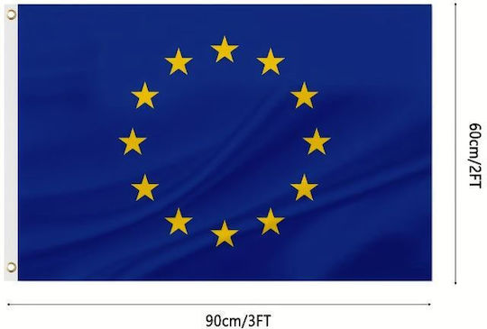 European Union Flag Polyester with a Stake 150x90cm
