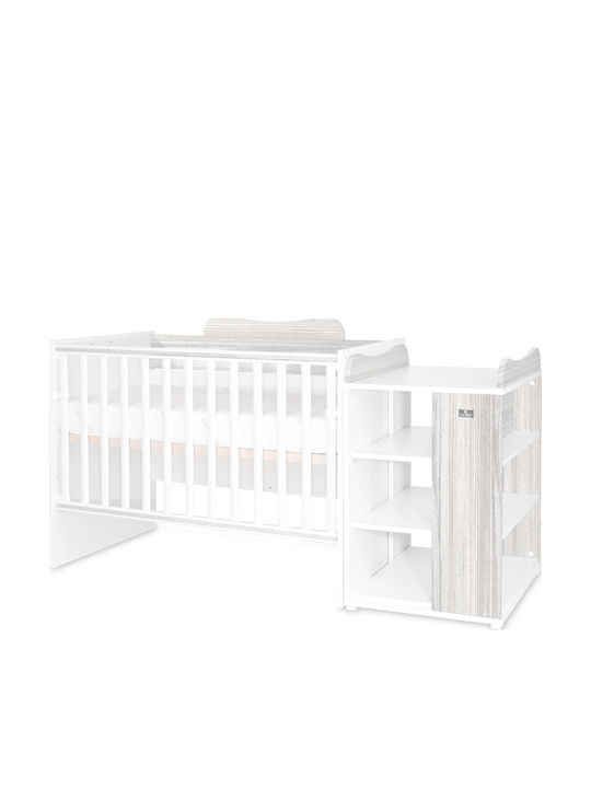 Lorelli Трансформираща Кошара White Artwood Сива