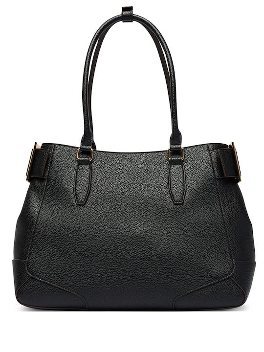 Moschino Leather Women's Shoulder Bag Black