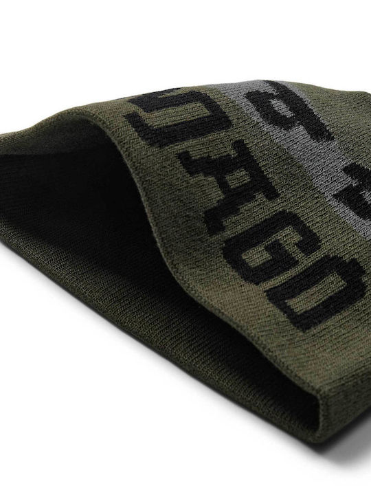 Kids Knitted Green Beanie
