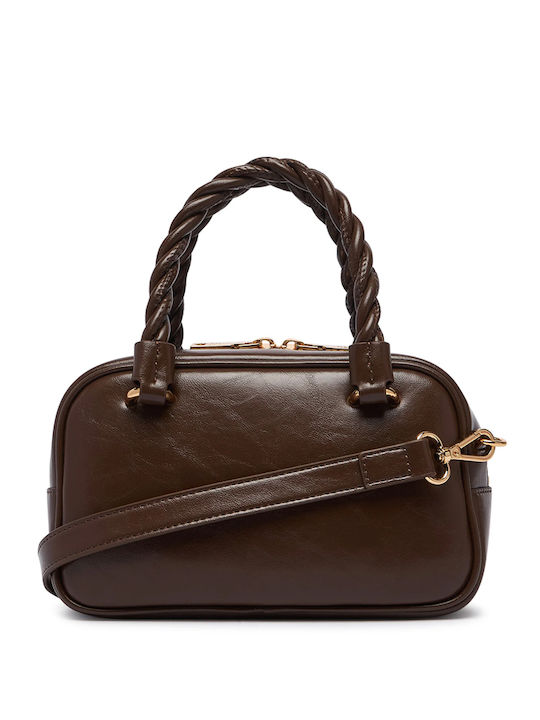 Moschino Leather Women's Shoulder Bag Brown
