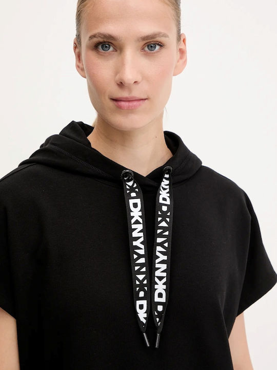 Mini Athletic Dress Short Sleeve Black