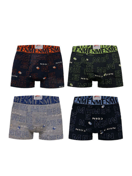 Uomo Set Kids Boxers 4 Pieces Multicolour