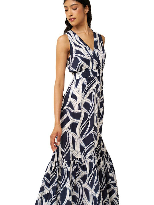 Summer Maxi Slip Dress Blue