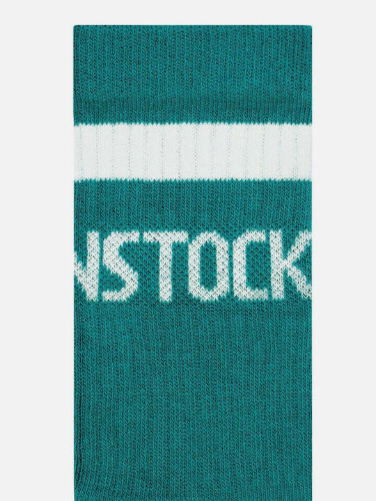 Birkenstock Socks with Retro Green/eggshell Patterns Birkenstock Socks with Retro Green/eggshell Patterns