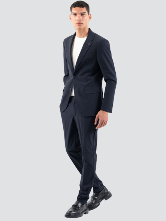 Men's Suit with Regular Fit Navy