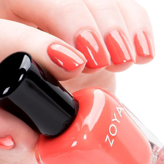 Zoya Top Coat Long Lasting Quick Dry Coral Cora 15ml