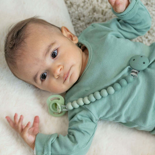 Nattou Pacifier Clip Green
