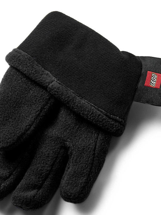 Παιδικά Γάντια Fleece Μαύρα