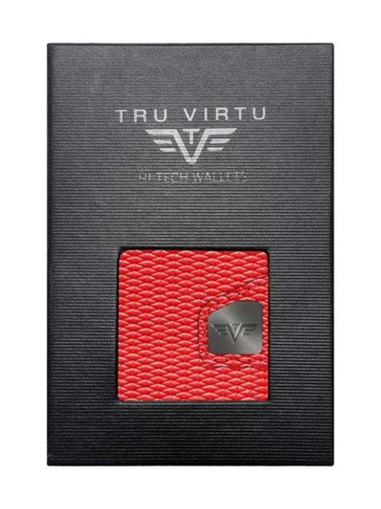Click & Slide Men's Wallet with RFID Orange