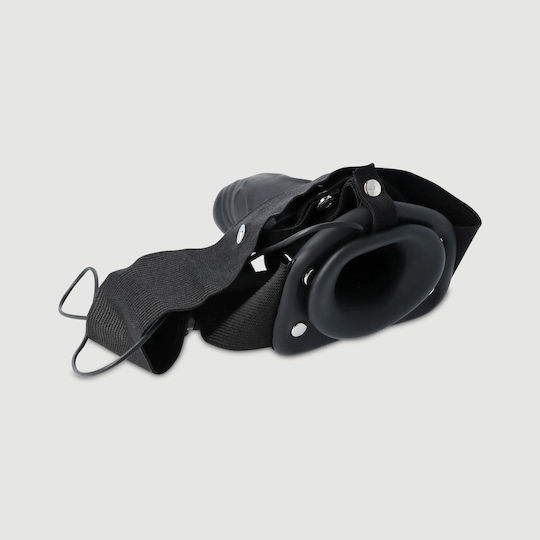 Hollow Male Strap On Belt & Vibration No 84 Hollow Vibrating Male Strap On 17 Cm Black