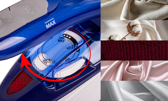 Eldom Steam Iron 700W with Continuous Steam Supply 8gr/min