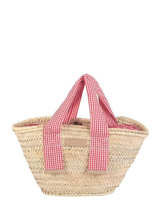 Kbas Wicker Blue Beach Bag