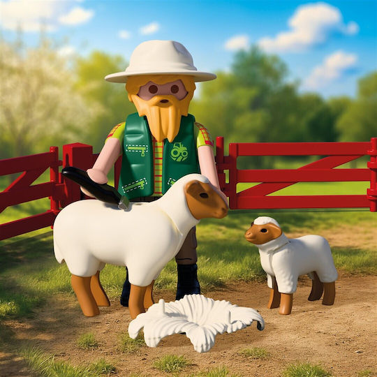Playmobil Country Shepherd with His Flock for 4 Years Old