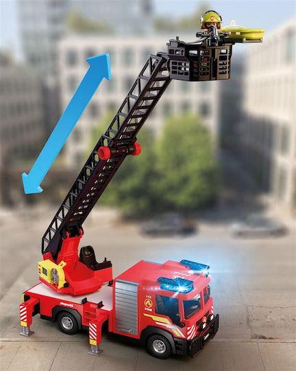 Playmobil City Action Fire Truck With Ladder & Basket for 4 Years Old