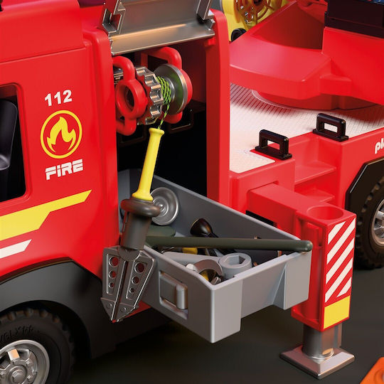 Playmobil City Action Fire Truck With Ladder & Basket for 4 Years Old