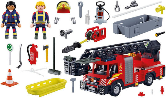 Playmobil City Action Fire Truck With Ladder & Basket for 4 Years Old
