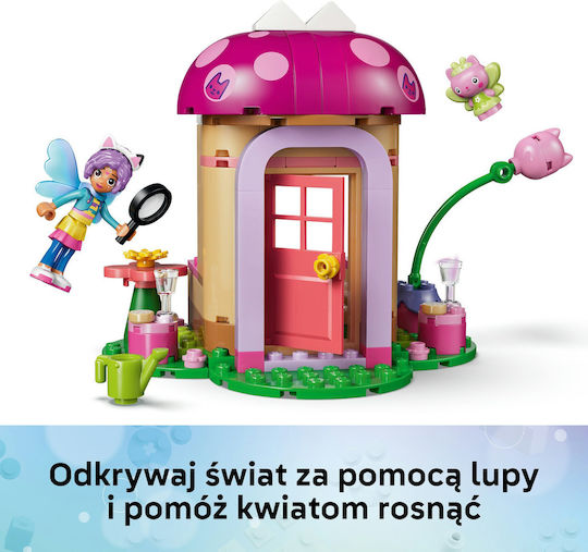 LEGO Gabby's Dollhouse Kitty Fairy's Garden House for 4+ Years 103 Pieces