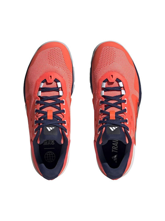 Dropset Men's Sport Shoes Crossfit Solar Red Dark Blue Cloud White