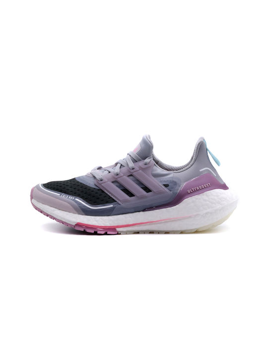 Ultraboost 21 Cold.Rdy Sport Shoes Running Halo Silver / Ice Purple / Rose Tone