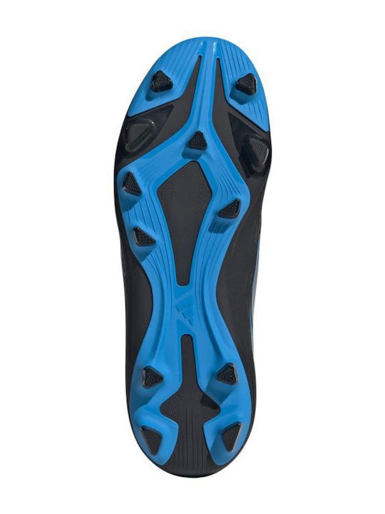 F50 Hyperfast Club FG/MG Kinder Fußballschuhe und Stollenschuhe mit Tappen Schwarz