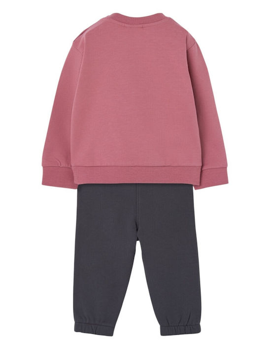Kids Sweatpants Set Pink