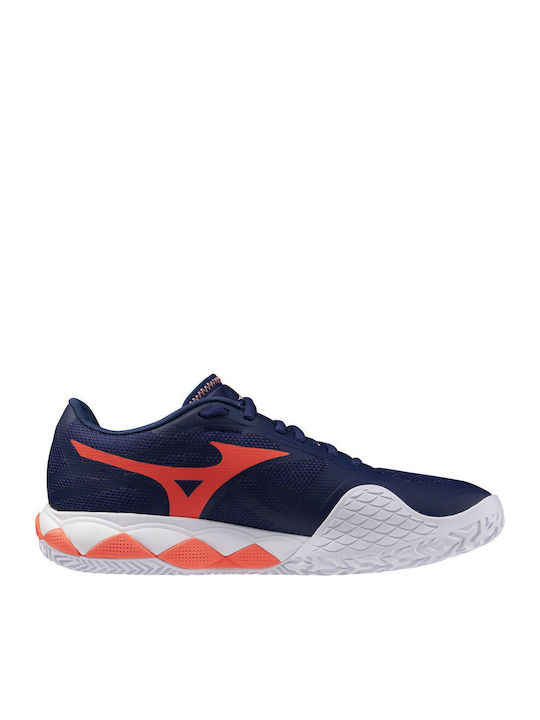 Mizuno Wave Enforce Tour Men's Padel Shoes for Clay Courts Blue