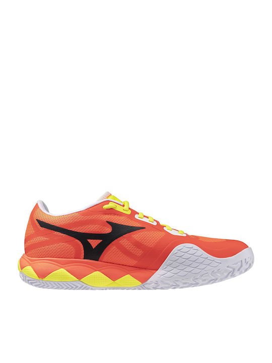 Mizuno Wave Enforce Tour Herren Tennisschuhe Padel Orange