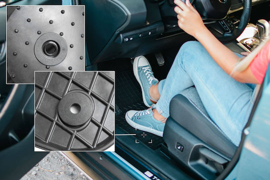 Rubber Mats Set Toyota Corolla X E14 E15 Sedan From 2006 To 2013