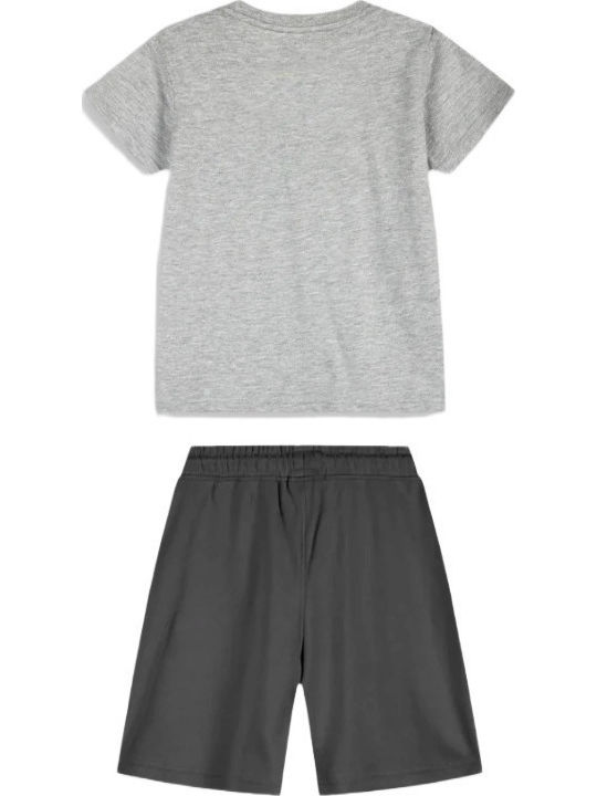 Kids Set with Shorts Summer 2 Pieces Gray