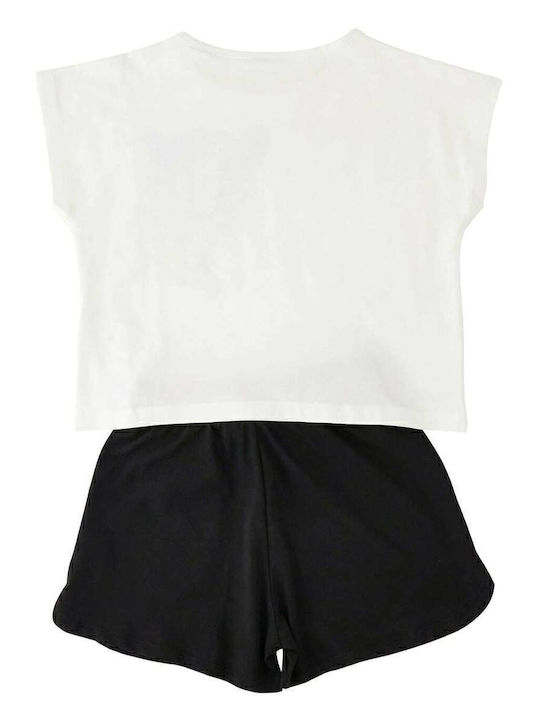Kids Clothing Set with Shorts Summer 2 Pieces Optical White